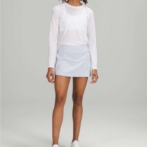 NWT Lululemon Mid Rise Pace Rival Tennis Skirt Long Sz 10